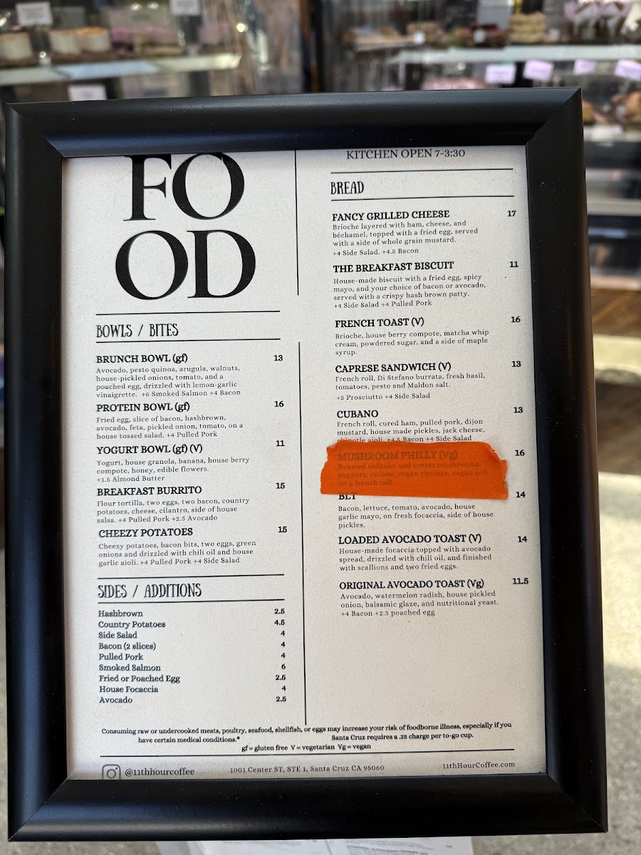 11th Hour Coffee Menu - Image 3